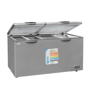 SMART TECHNOLOGY CONGELATEUR COUCHE AVEC VITRE A L'INTERIEUR STCC-640V - 520 L - GRIS - SMART TECHNOLOGY