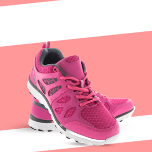 Paire de basket rose pour sport - 38 à 41