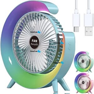 Ventilateur led lumineux