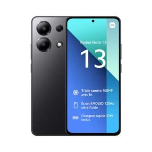 NOTE 13 8G 256G 6.67 POUCES DUAL SIM NOIR REDMI NOTE 13 256GO 8GO NOIR