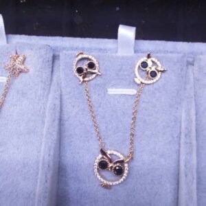 Bijoux chaîne et boucles d’oreilles