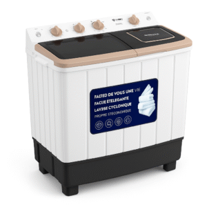 MACHINE À LAVER AVEC SECHE LINGE SEMI-AUTO 12KG SMART STMLS-12H SMART TECHNOLOGY Référence : STMLS-12H