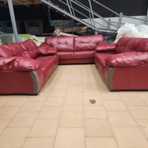 Salon en cuir 6 place