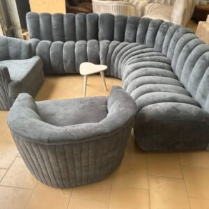 Salon 6 place du velours gris